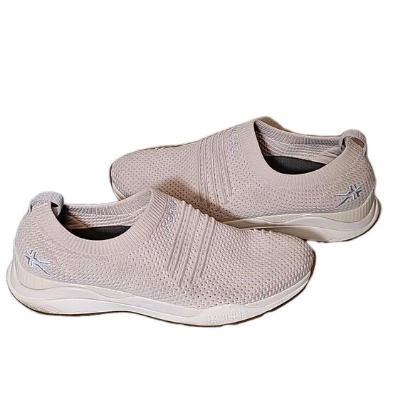 KURU Stride Slip On Mesh Knit Cream Comfort Walking Women's Shoes Size 7.5 - Picture 6 of 6